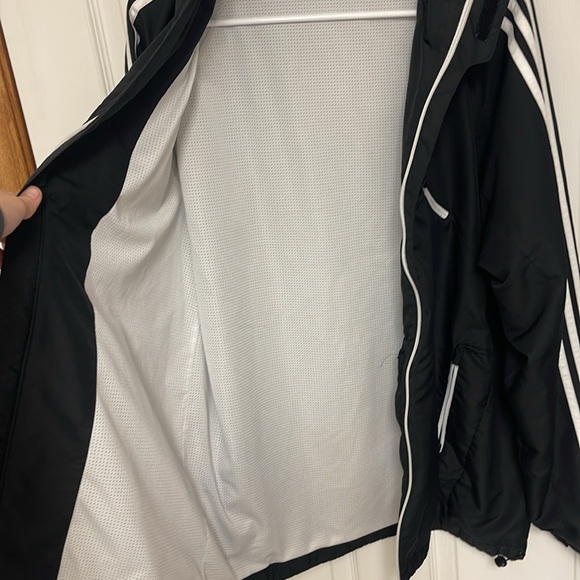 Adidas Clima Proof Zip Up Coat Men’s Large - Picture 4 of 12